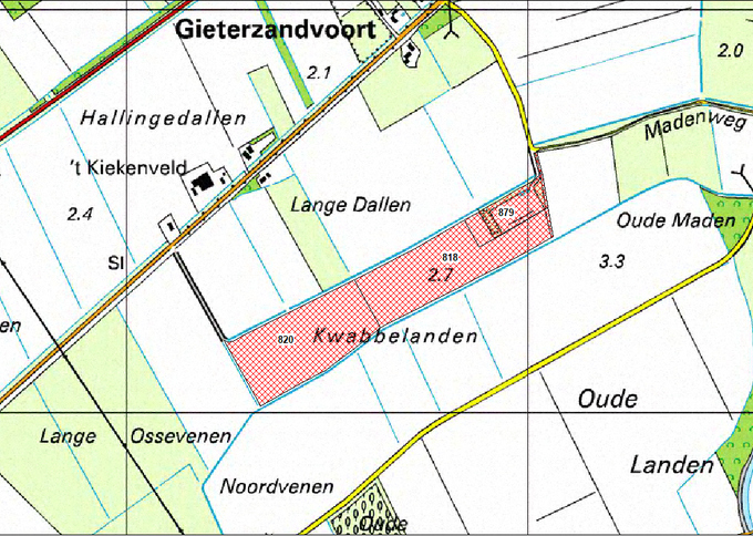 Losse grond te koop in Drenthe: Gieterzandvoort