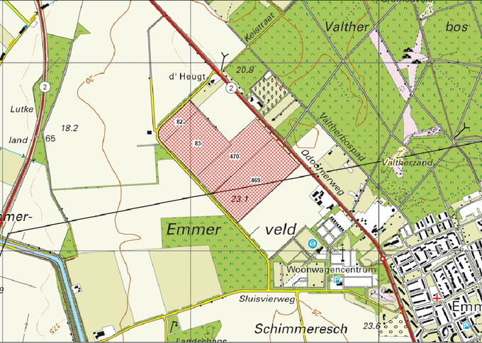 Losse grond te koop in Drenthe: Odoornerweg Emmen