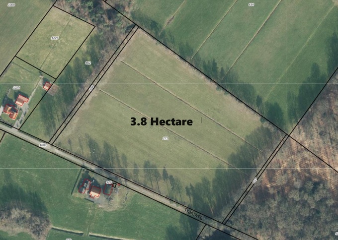 Losse grond te koop in Overijssel: Rossum landbouwgrond Tramweg