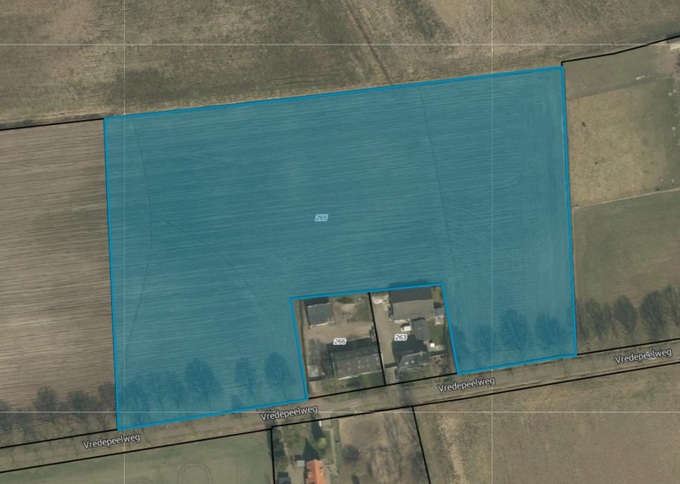 Losse grond te koop in Noord-Brabant: Vredepeelweg, Overloon