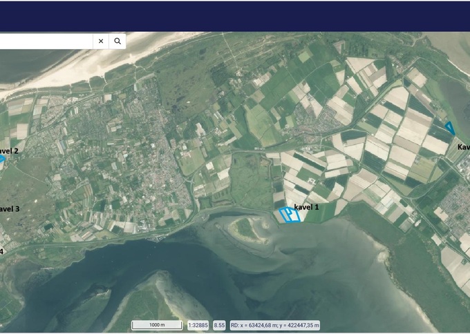 Losse grond te koop in Zuid-Holland: Percelen landbouwgrond gelegen rondom Ouddorp in totaal 35.66.20 ha.