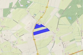 Losse grond te koop in Overijssel: Cultuurgrond en houtopstand 04.45.65 ha.a.ca. nabij Kloosteresweg – Steenkampsweg te Albergen