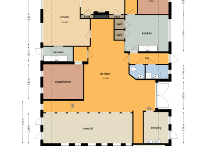 Woonboerderij te koop in Overijssel -&nbsp;Watertorenweg 5, Daarle