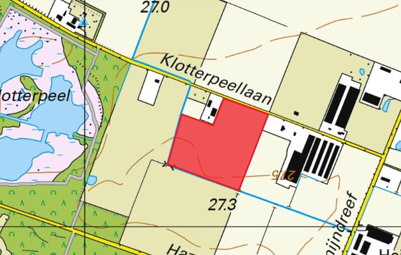 Losse grond te koop in Noord-Brabant: Klotterpeellaan ong, De Rips