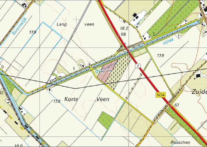 Losse grond te koop in Drenthe: Zijtak 12 a, Odoornerveen