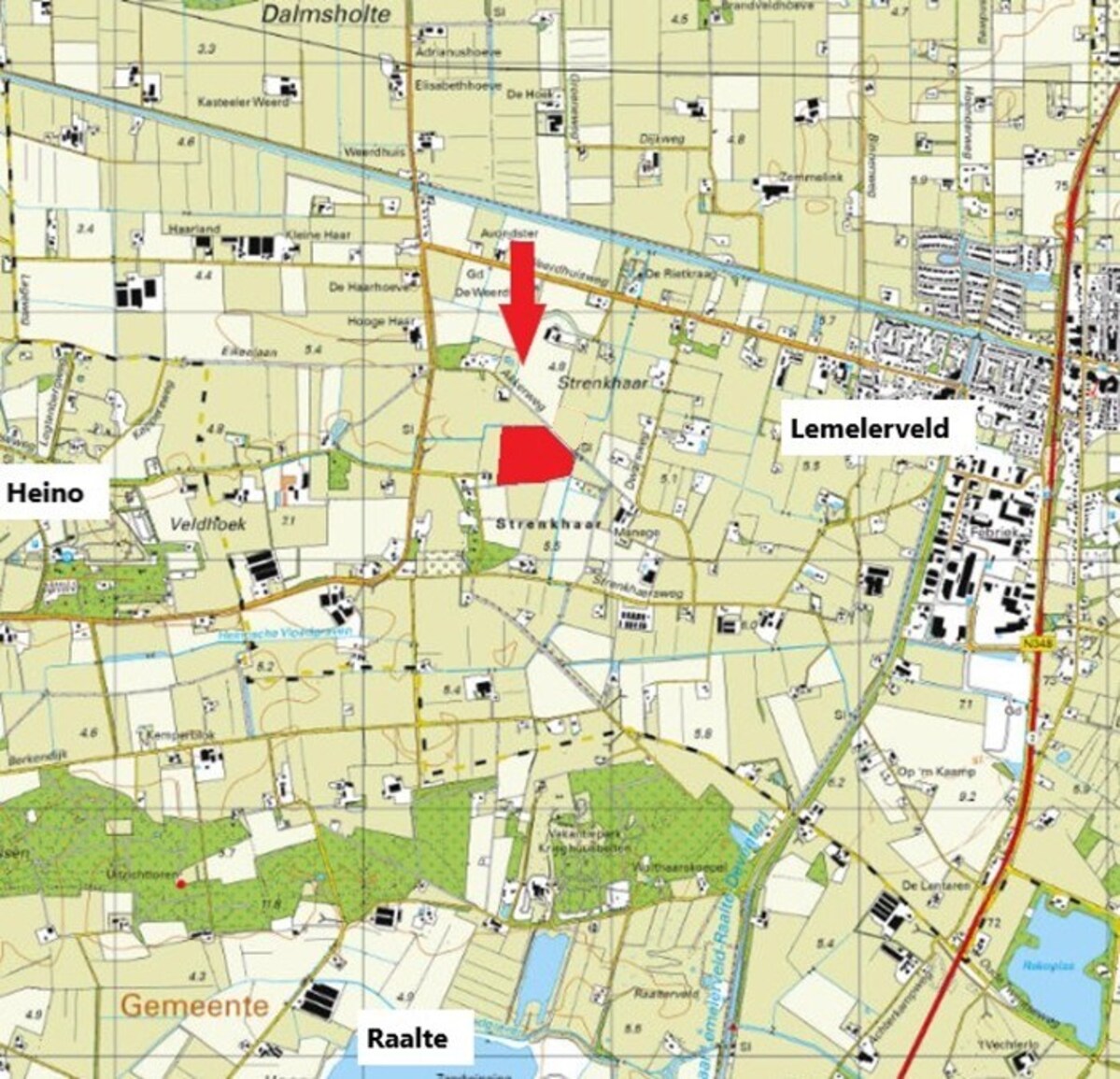 Akkerweg ong, Lemelerveld