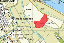 Losse grond te koop in Noord-Brabant: Maasstraat ong, Sambeek