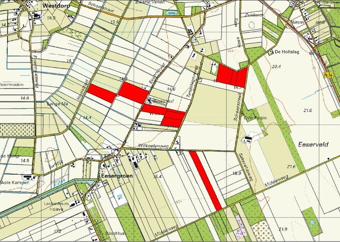 Losse grond te koop in Drenthe: Eeserstraat 3 aa, Eesergroen